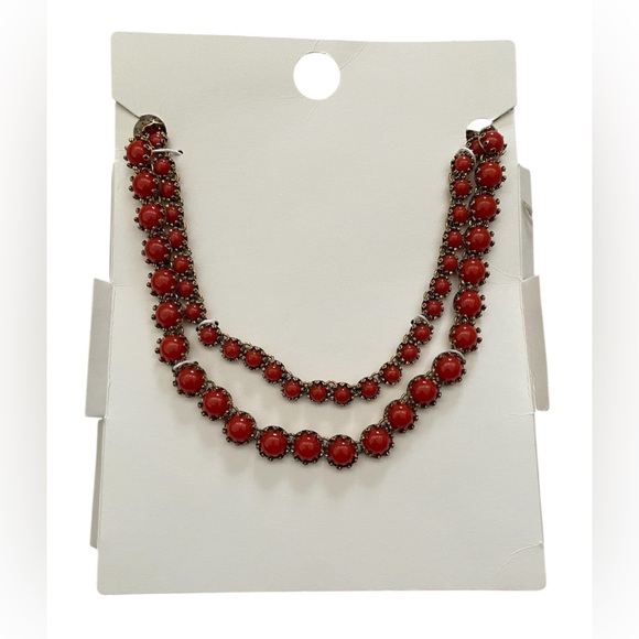 Zara pack of 2 resin stone necklace - Picture 3 of 6